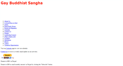 Desktop Screenshot of gaybuddhistsangha.org