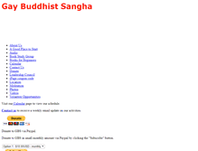 Tablet Screenshot of gaybuddhistsangha.org